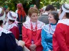 II Miedzynarodowy Festiwal Nocy Swietojanskiej im. Janiny Foltyn Przemarsz korowdu zespolow folklorystycznych -  Szamotuly 2010.06.26